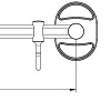 Крючок для ванны Ledeme L1915-3