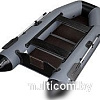 Моторная лодка Vivax Т280 с полом-книгой (с килем, серый/черный)