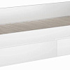 Кровать с выдвижным спальным местом Mio Tesoro Кастор раздвижная 90x200 2.03.08.120.1 (белый)