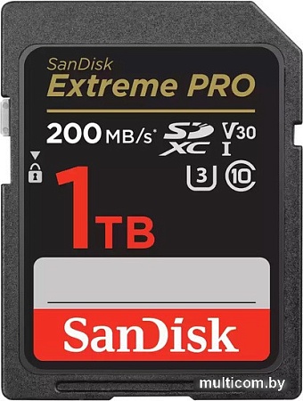 Карта памяти SanDisk Extreme PRO SDXC SDSDXXD-1T00-GN4IN 1TB