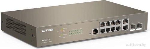 Управляемый коммутатор 3-го уровня Tenda TEG5312F
