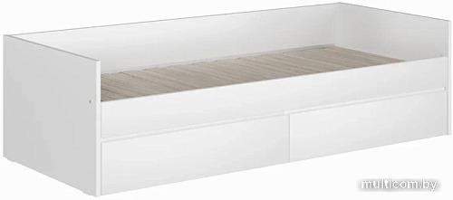 Кровать с выдвижным спальным местом Mio Tesoro Кастор раздвижная 90x200 2.03.08.120.1 (белый)