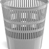 Корзина для бумаг Erich Krause Classic 12 л 55939 (серый)