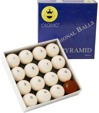Шары для бильярда Classic А-качество 70.047.68.0