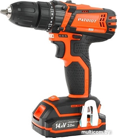 Дрель-шуруповерт Patriot BR 141ES 180201141 (с 1-ми АКБ, кейс)
