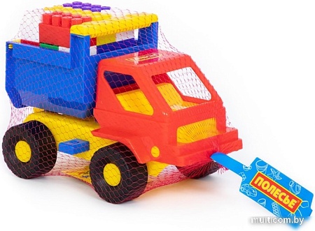 Полесье Кузя + конструктор строитель 18 эл. 1290