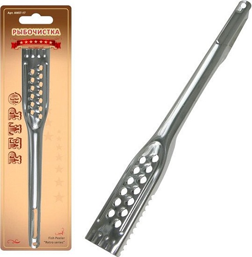 Кухонный нож Мультидом для чистки рыбы Ретро AN57-17