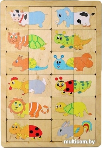 Мозаика/пазл Десятое королевство Веселые половинки 00725