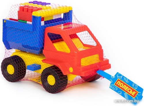 Полесье Кузя + конструктор строитель 18 эл. 1290