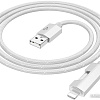 Кабель Hoco U123 USB Type-A - Lightning (1.2 м, серый)