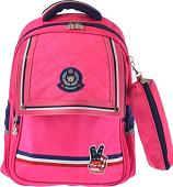 Школьный рюкзак Sun Eight SE-2696 (ярко-розовый/темно-синий)