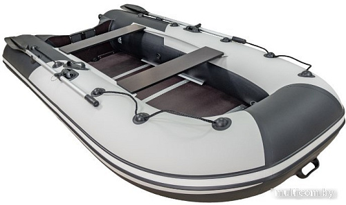 Моторно-гребная лодка Ривьера Компакт R-K-3400 СК lg/bl (светло-серый/черный)