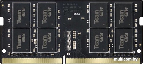 Оперативная память Team Elite 8GB DDR4 SODIMM PC4-21300 TED48G2666C19-S01