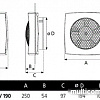 Вытяжной вентилятор CATA LHV 190