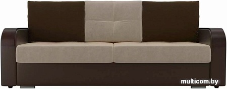 Диван Лига диванов Мейсон 102139 (бежевый/коричневый)