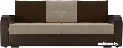 Диван Лига диванов Мейсон 102139 (бежевый/коричневый)