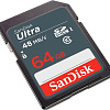 Карта памяти SanDisk Ultra SDXC Class10 64GB [SDSDUNB-064G-GN3IN]