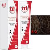 Крем-краска для волос Constant Delight Crema Colorante с витамином С 8/2 светло-русый пепельный