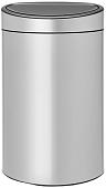 Brabantia Touch Bin 40 л (серый металлик)