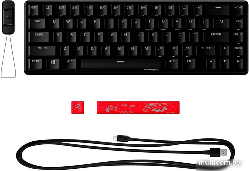 Клавиатура HyperX Alloy Origins 65 (HyperX Red, нет кириллицы)