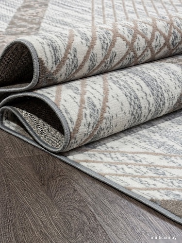 Ковер для жилой комнаты Merinos Sierra F351-STAN-CREAM-BLUE (1.8х2.5)