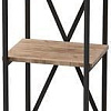 Этажерка Millwood Neo Loft СН-2 Л (дуб табачный craft/металл черный)