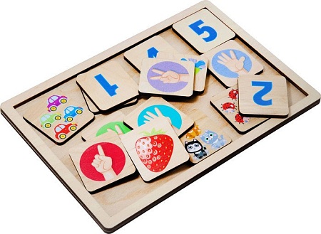 Мозаика/пазл Десятое королевство Считаем до пяти 00735