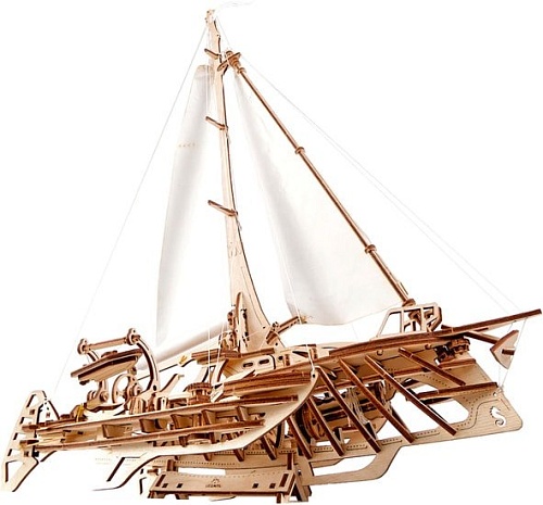 3Д-пазл Ugears Тримаран Мерихобус