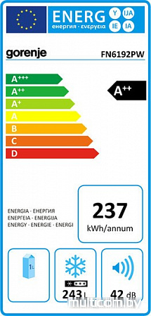 Морозильник Gorenje FN6192PW