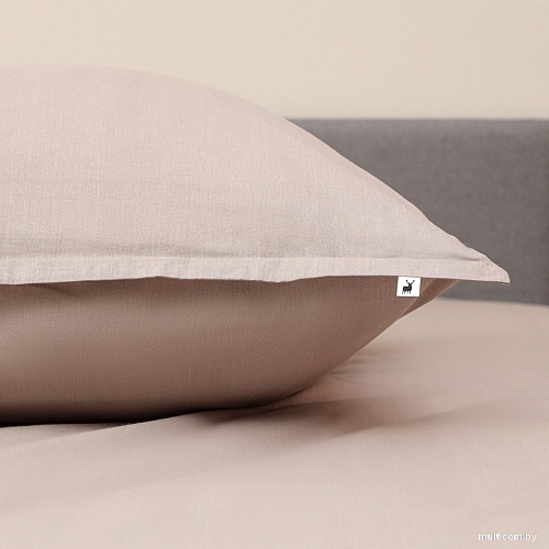 Постельное белье Siberia Home Сэнди 2x 70x70 Сиб-2x-С-кп70x70 (капучино)