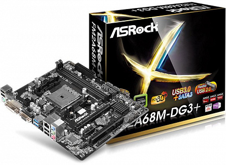 Материнская плата ASRock FM2A68M-DG3+