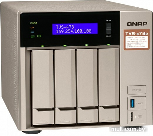 Сетевой накопитель QNAP TVS-473E-8G