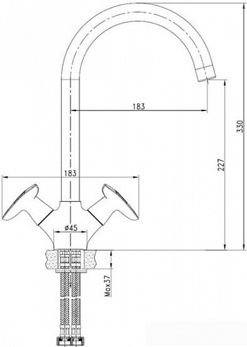 Смеситель IDDIS Copter COPSBJ0i05