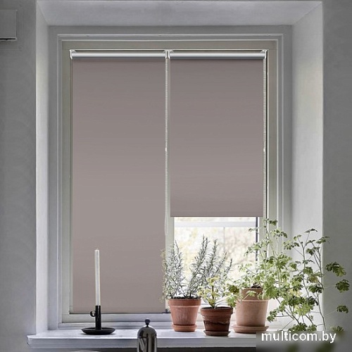 Рулонные шторы Эскар Blackout 83x160 76910831601 (нюдовый)