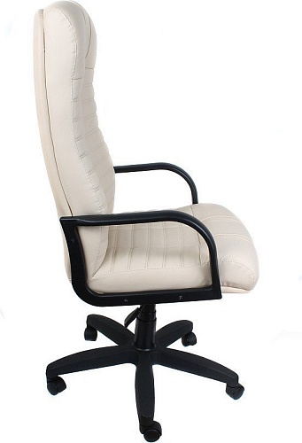 Офисное кресло Деловая обстановка Атлант Стандарт кожа люкс (бежевый)