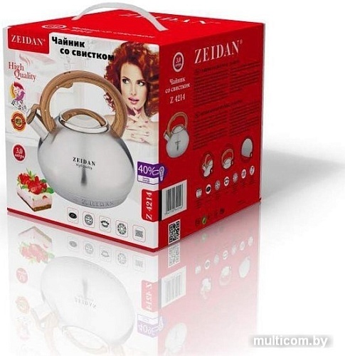 Чайник со свистком ZEIDAN Z-4214