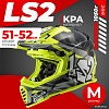 LS2 MX437 Fast 2 Mini Crusher (M, черный/желтый)