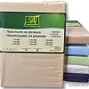 Постельное белье Альвитек Сатин однотонный на резинке 90x200x25 ПР-СО-Р-090-КП (кофейная пена)