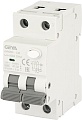 Дифференциальный автомат GEYA GYR9N 1P+N 40A C 6кА 30 мА AC GYR9NMC4030MA