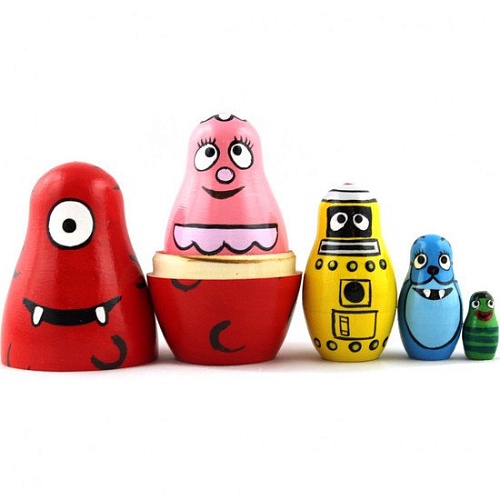 Развивающая игра Брестская Матрешка С персонажами Йоу Габба Габба! (набор 5 шт)