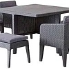 Обеденная группа Keter Columbia Dining Set 247484 (графит)