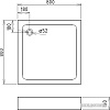 Душевой поддон Gemy ST15A 80x80