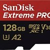 Карта памяти SanDisk Extreme PRO SDSQXCY-128G-GN6MA microSDXC 128GB (с адаптером)