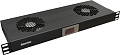 Блок вентиляторов для серверного шкафа Hyperline TRFA-WB-MICR-2F-RAL9004