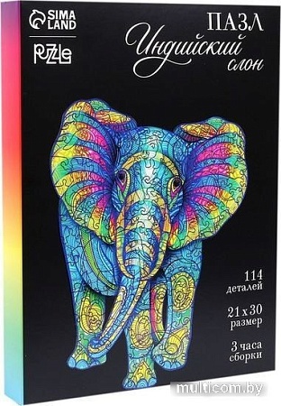 Пазл Puzzle Индийский слон 9084416(114 эл)