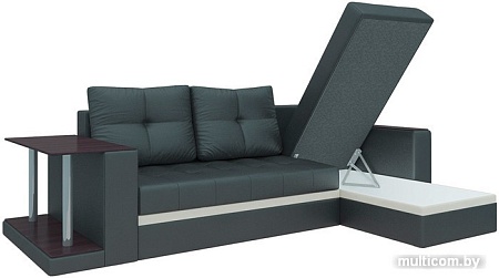 Угловой диван Mebelico Атланта М (черный) [58790]