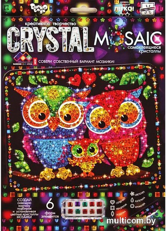 Алмазная мозаика Danko Toys Crystal Mosaic Совы CRM-01-07