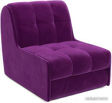 Кресло-кровать Мебель-АРС Барон №2 (микровельвет, фиолетовый)