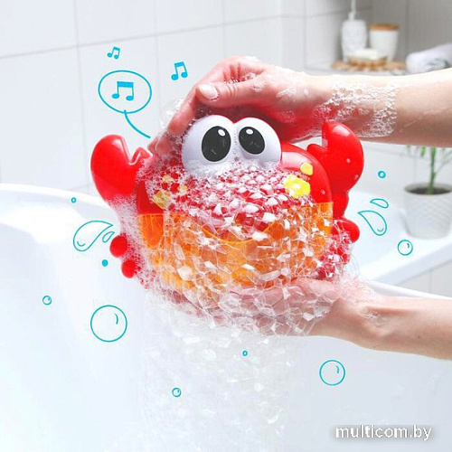 Игрушка для ванной Крошка Я Крабик-пузыри 4346708