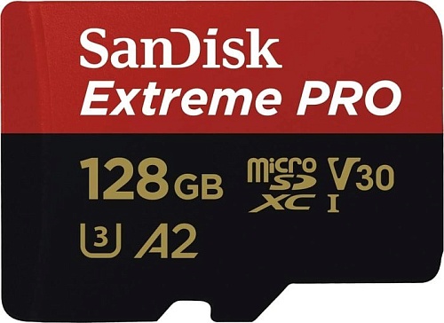 Карта памяти SanDisk Extreme PRO SDSQXCY-128G-GN6MA microSDXC 128GB (с адаптером)